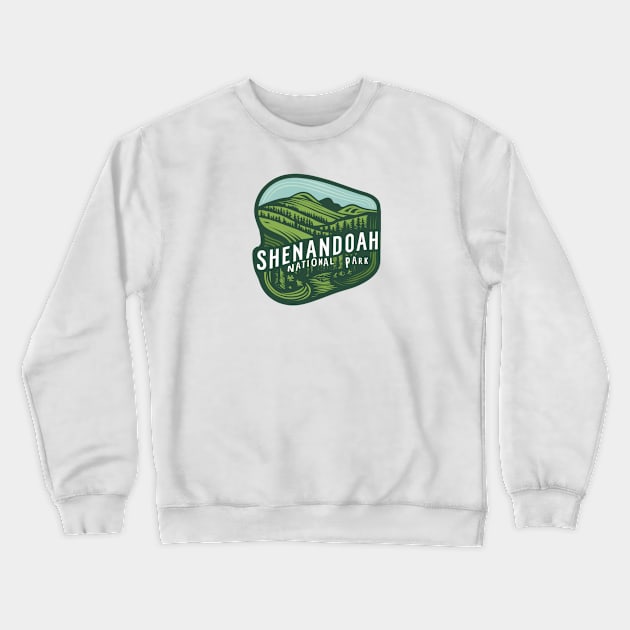 Shenandoah National Park US Crewneck Sweatshirt by Perspektiva